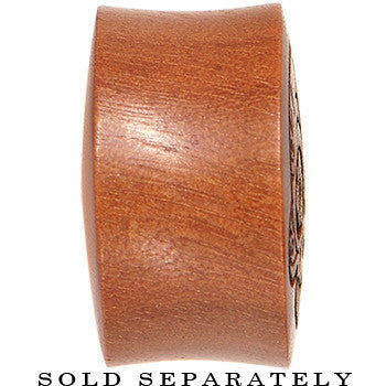 Organic Sawo Wood Binary Code Saddle Plug
