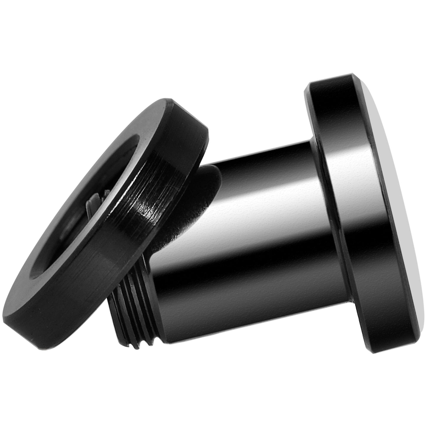Pink American Flag Black Anodized Screw Fit Plug Set 2G