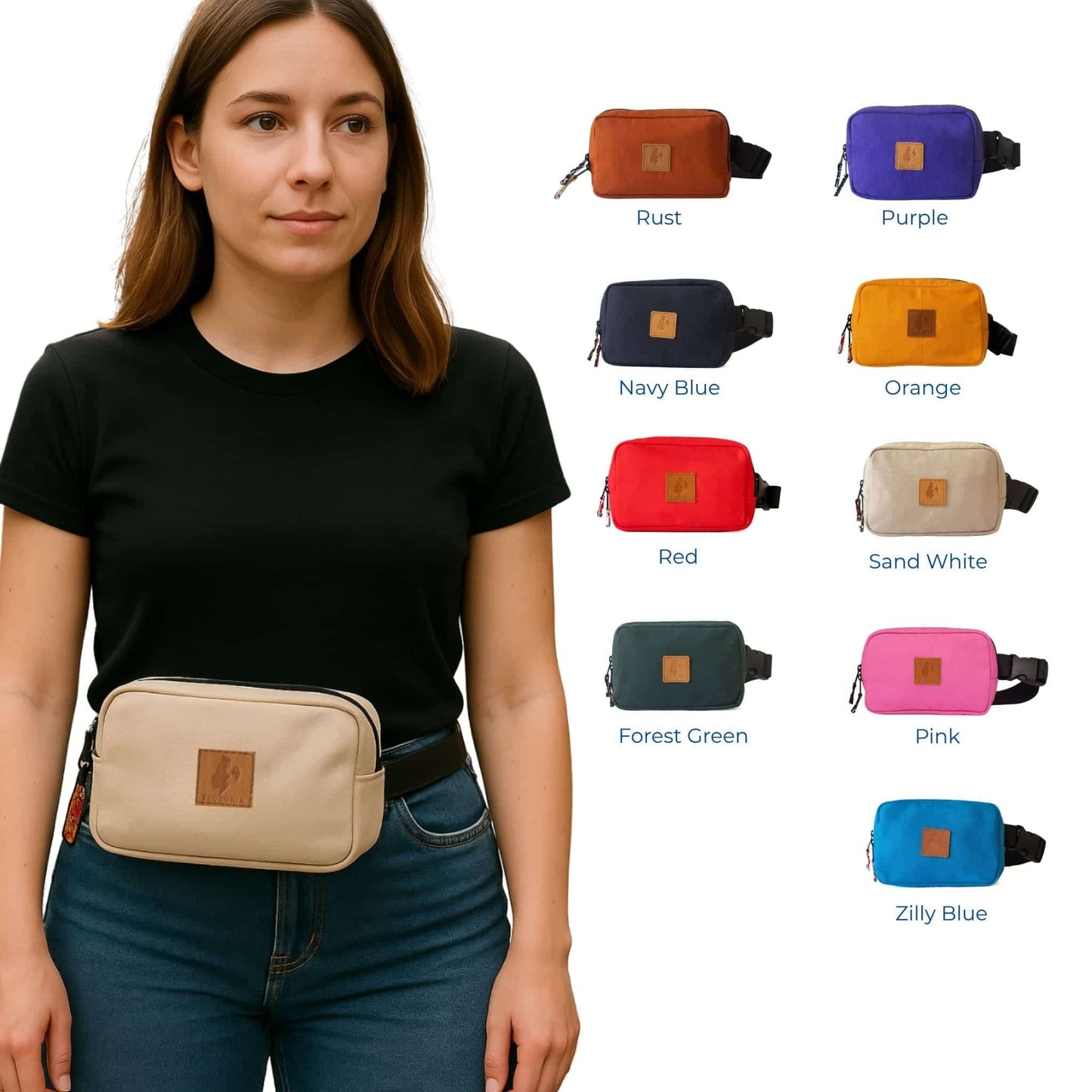 Canvas Crossbody Belt Bag Pouch, The Everywhere Belt Bag 1L