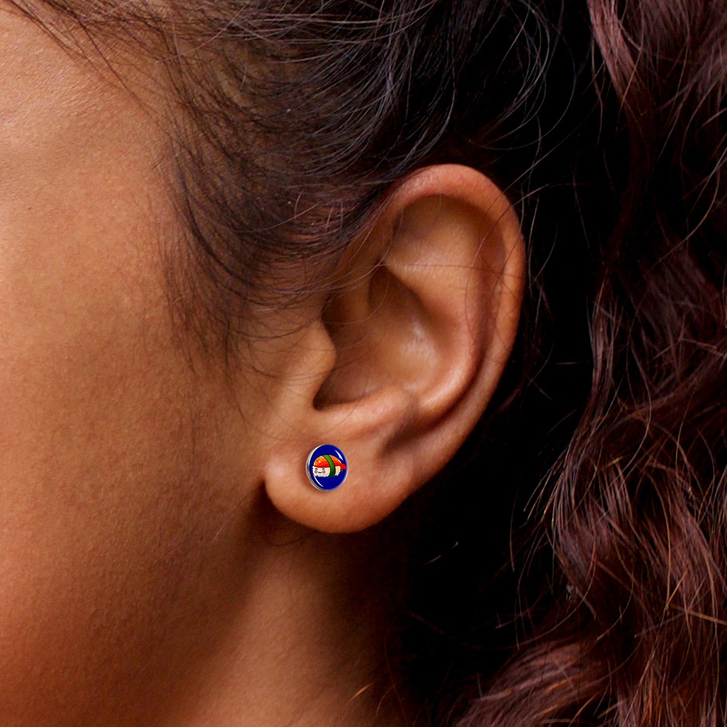 Sushi Stud Earrings by Onyx O
