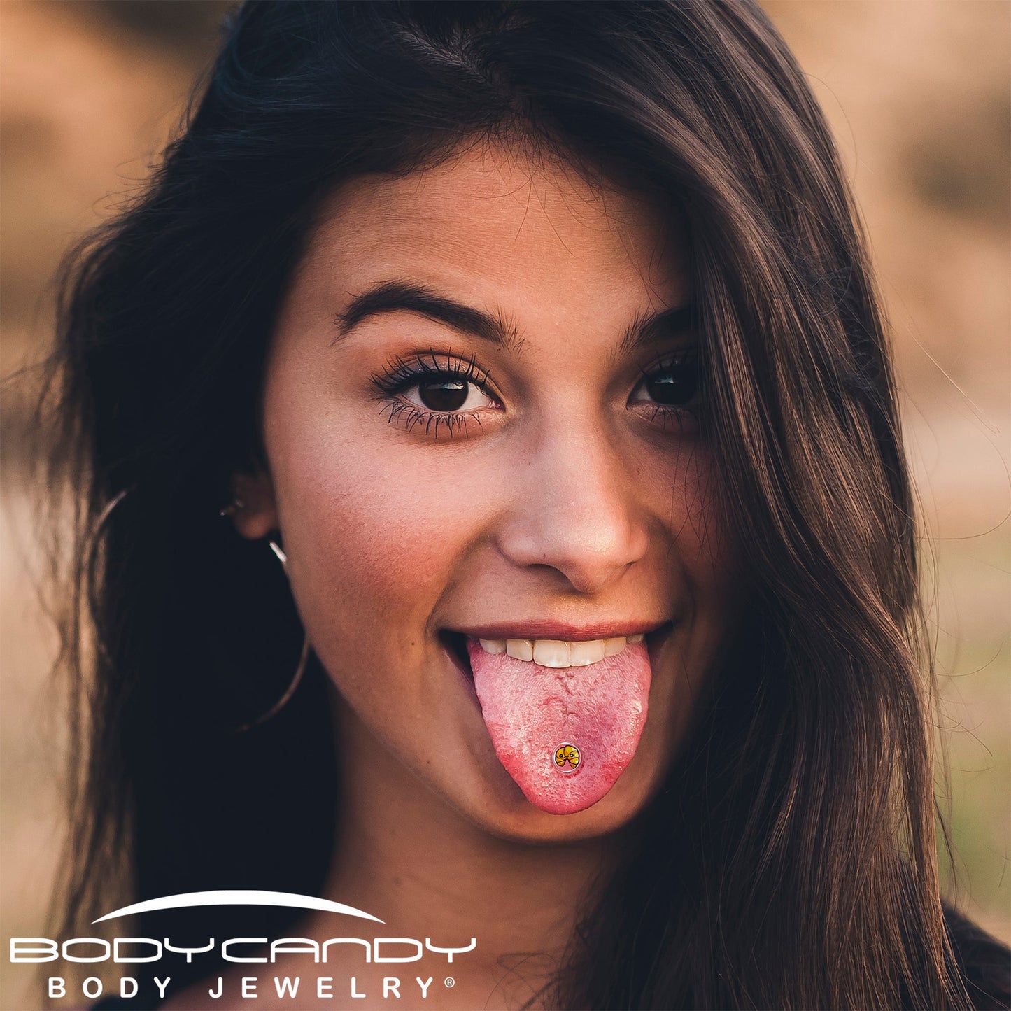 Quaso Croissant Barbell Tongue Ring by Onyx O