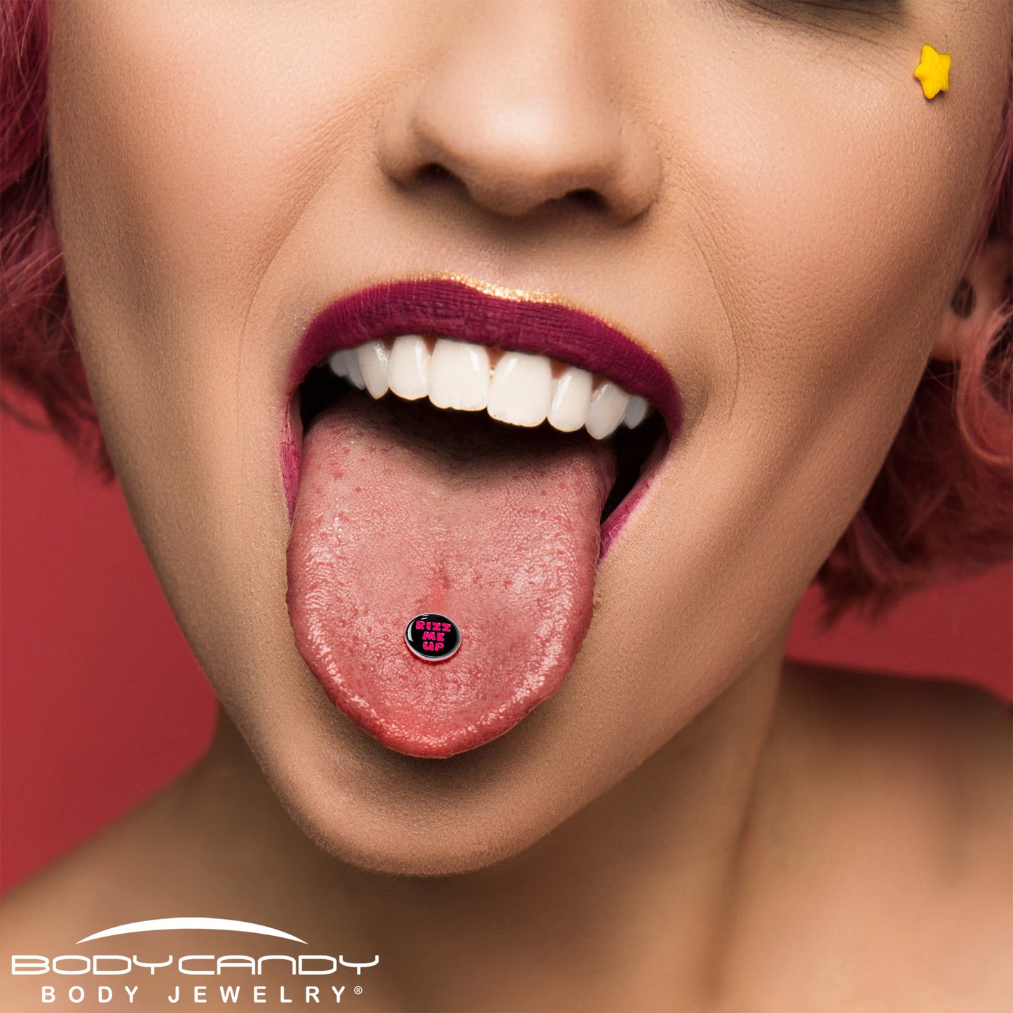RIZZ ME UP Barbell Tongue Ring by Onyx O