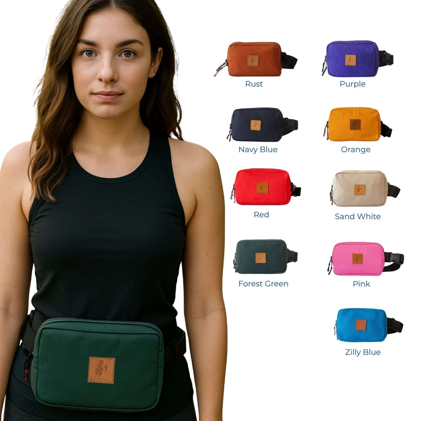 Canvas Crossbody Belt Bag Pouch, The Everywhere Belt Bag 1L