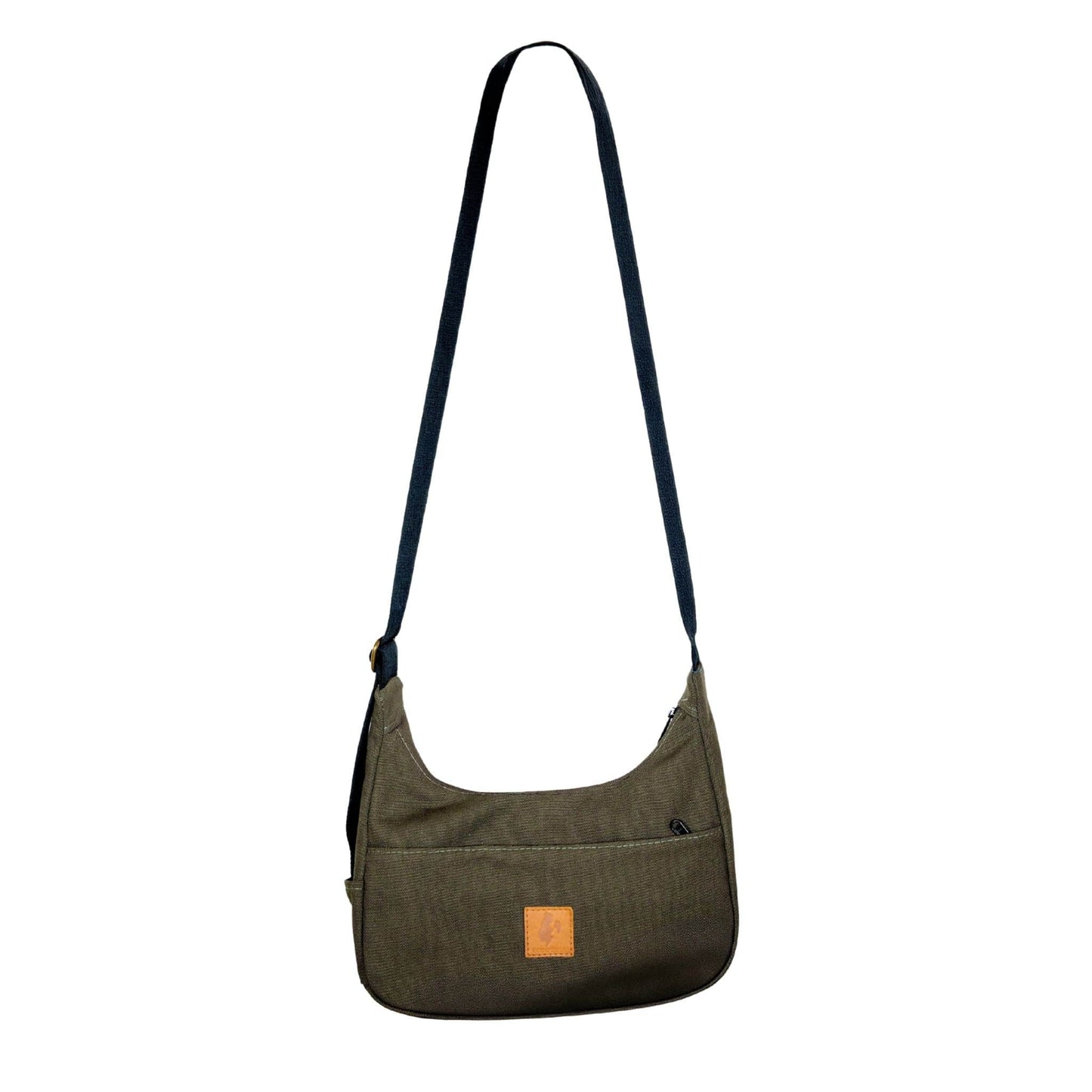 Crescent Canvas Crossbody Shoulder Bag for Women