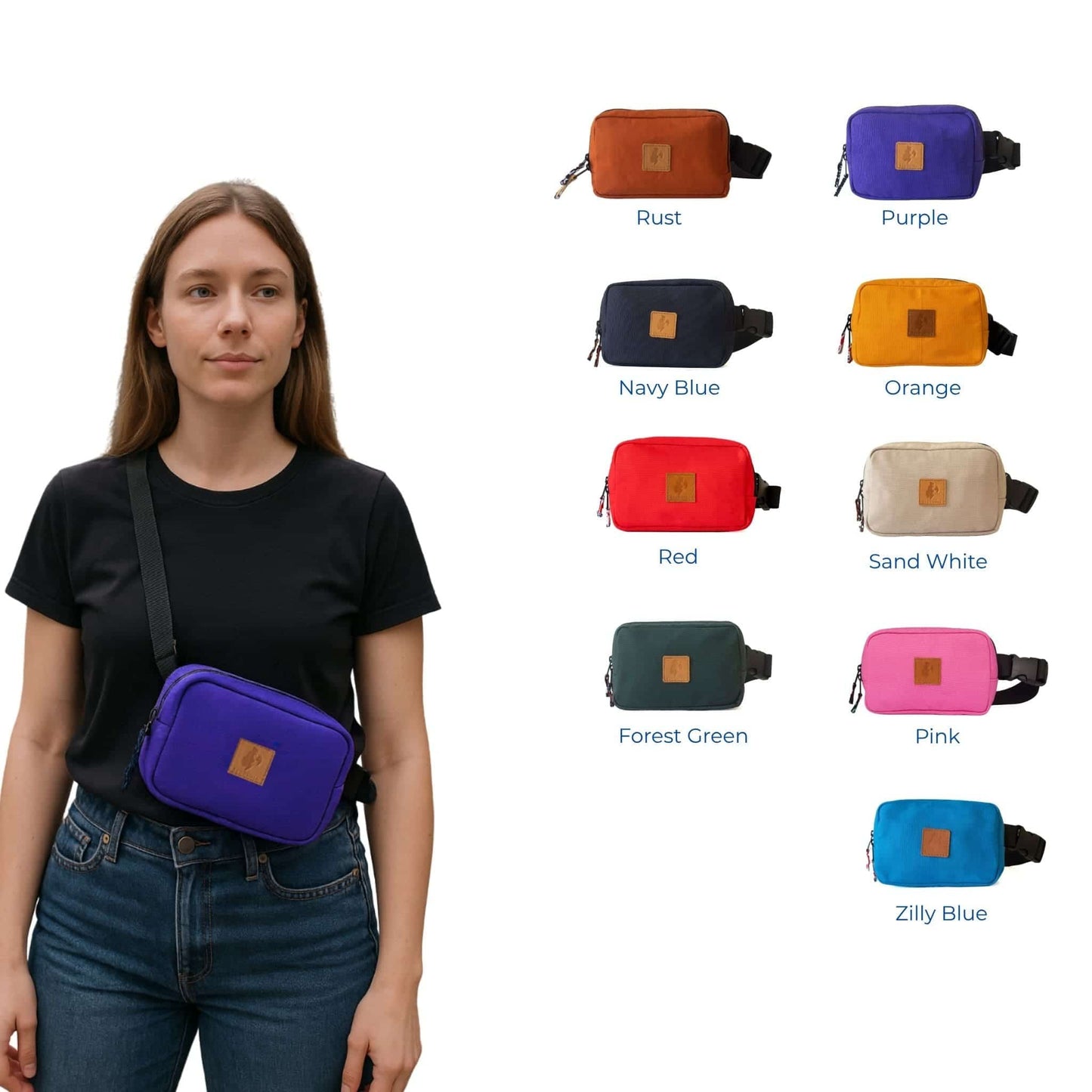 Canvas Crossbody Belt Bag Pouch, The Everywhere Belt Bag 1L