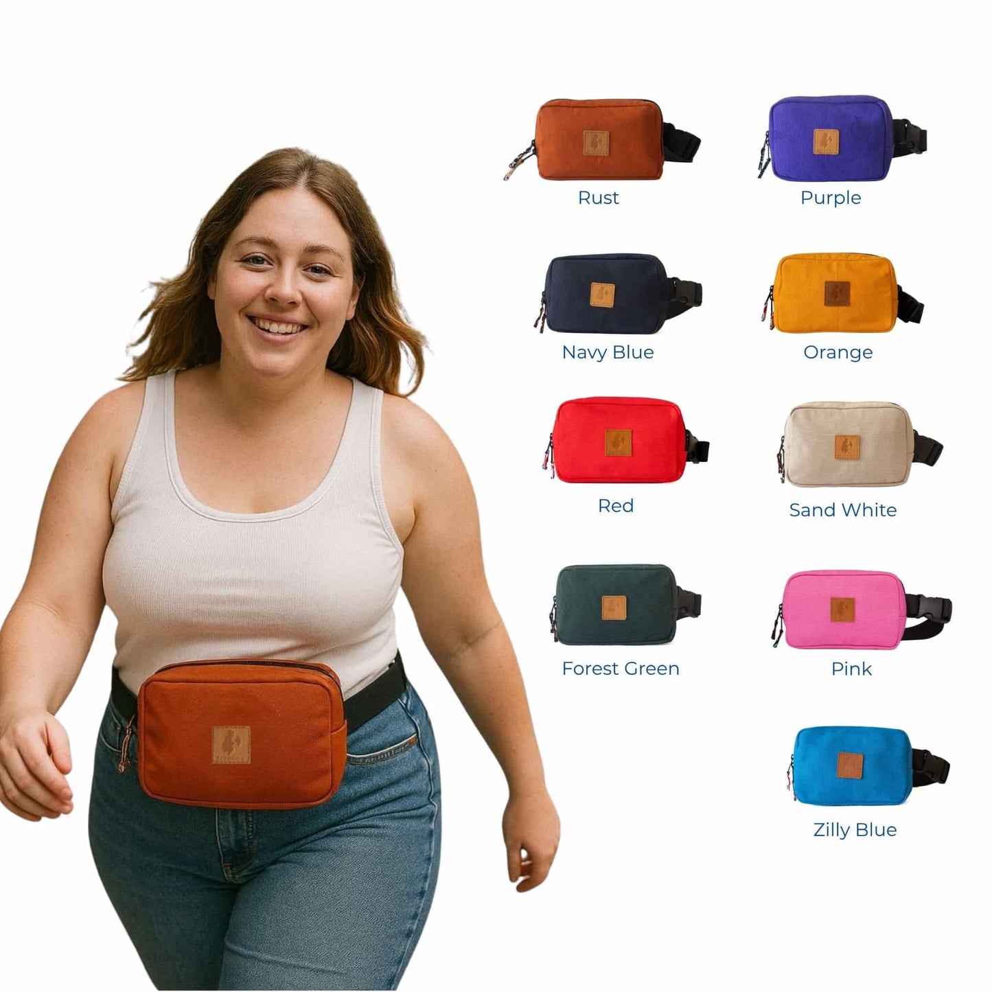 Canvas Crossbody Belt Bag Pouch, The Everywhere Belt Bag 1L
