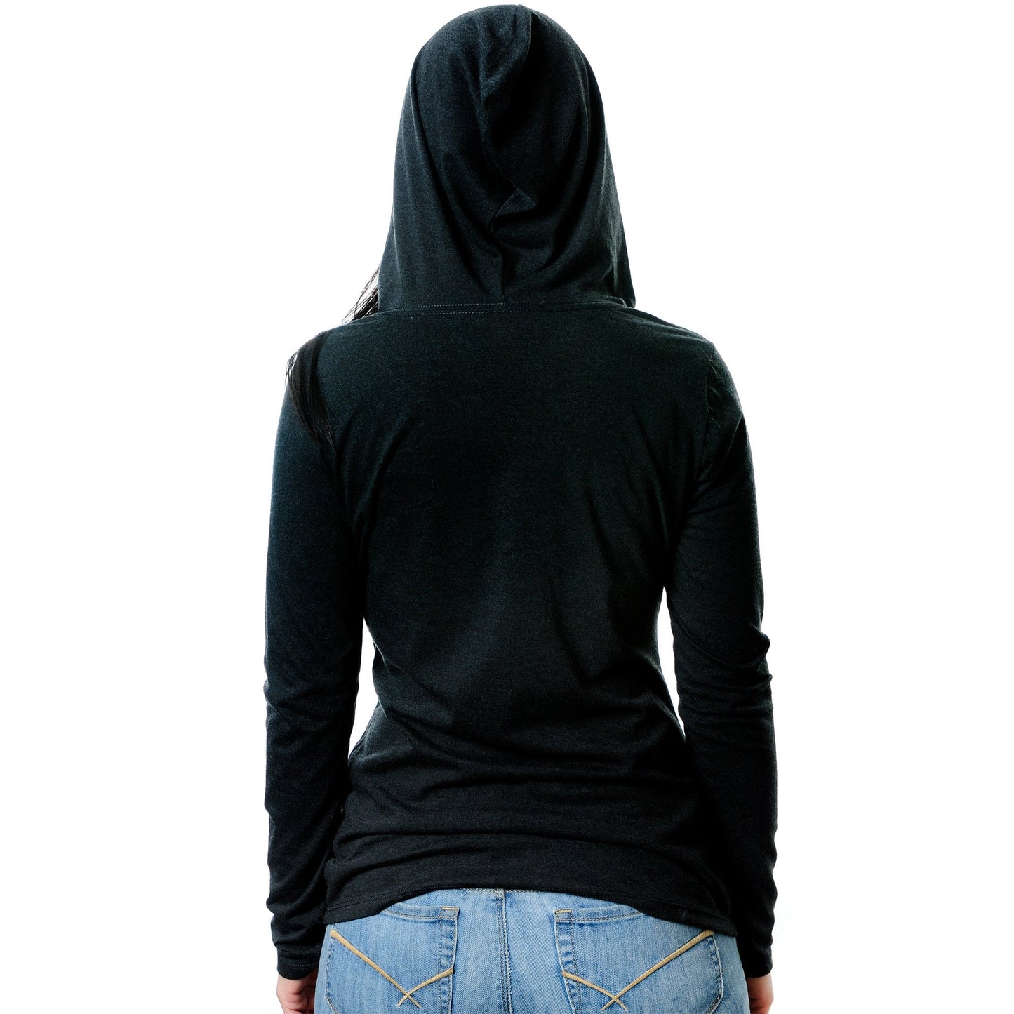 They're Called Plugs NotGs Black Tapered Long Sleeve Hoodie