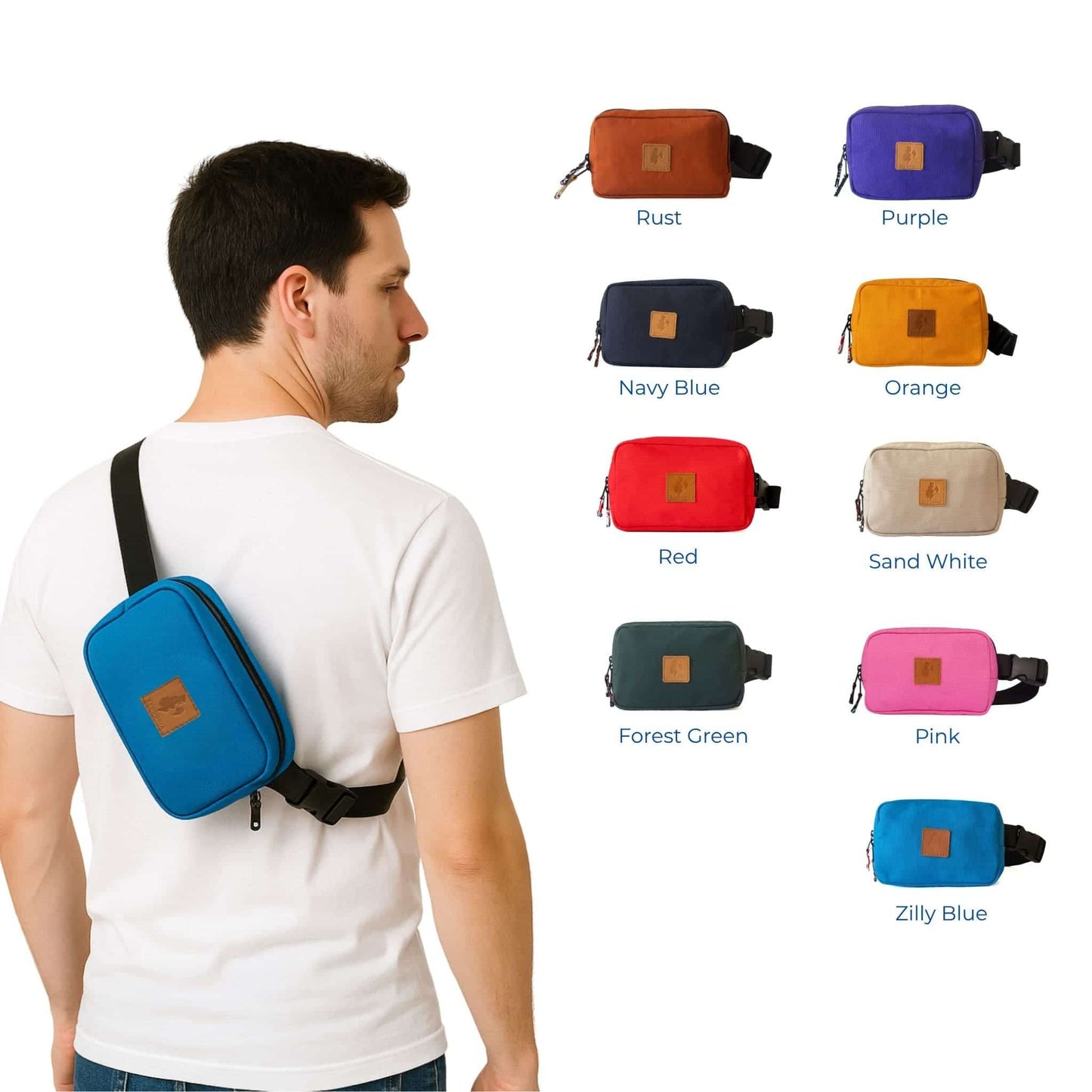 Canvas Crossbody Belt Bag Pouch, The Everywhere Belt Bag 1L