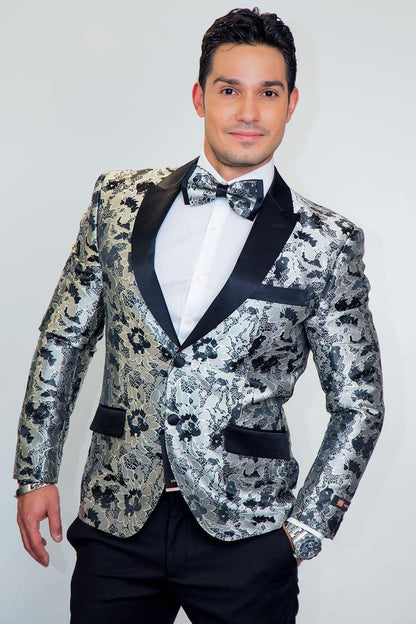 "Amsterdam" Tuxedo Jacket Peak - VibeCrate