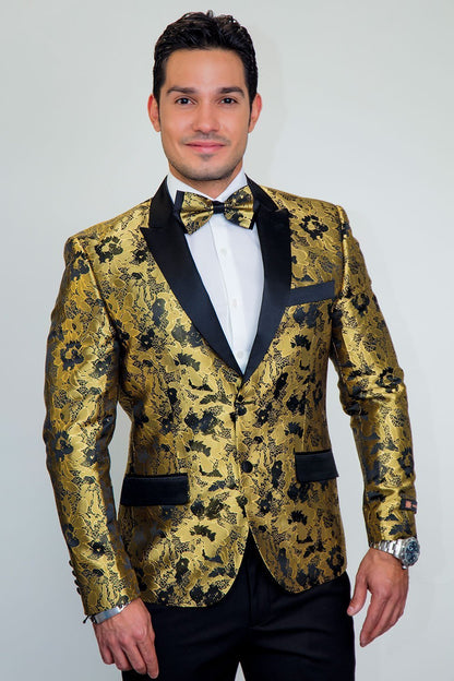 "Amsterdam" Tuxedo Jacket Peak - VibeCrate