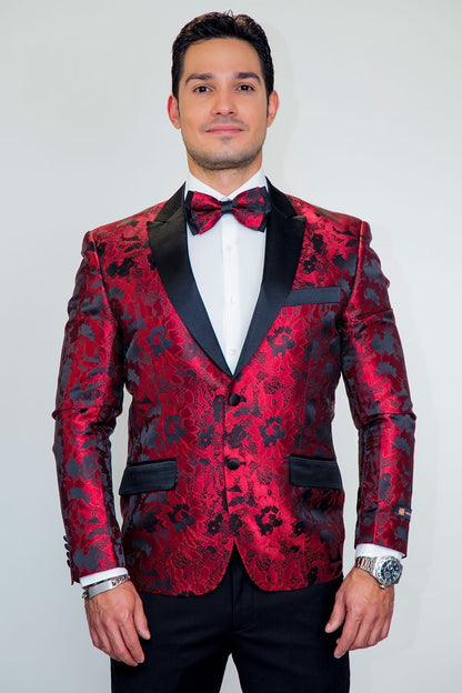 "Amsterdam" Tuxedo Jacket Peak - VibeCrate