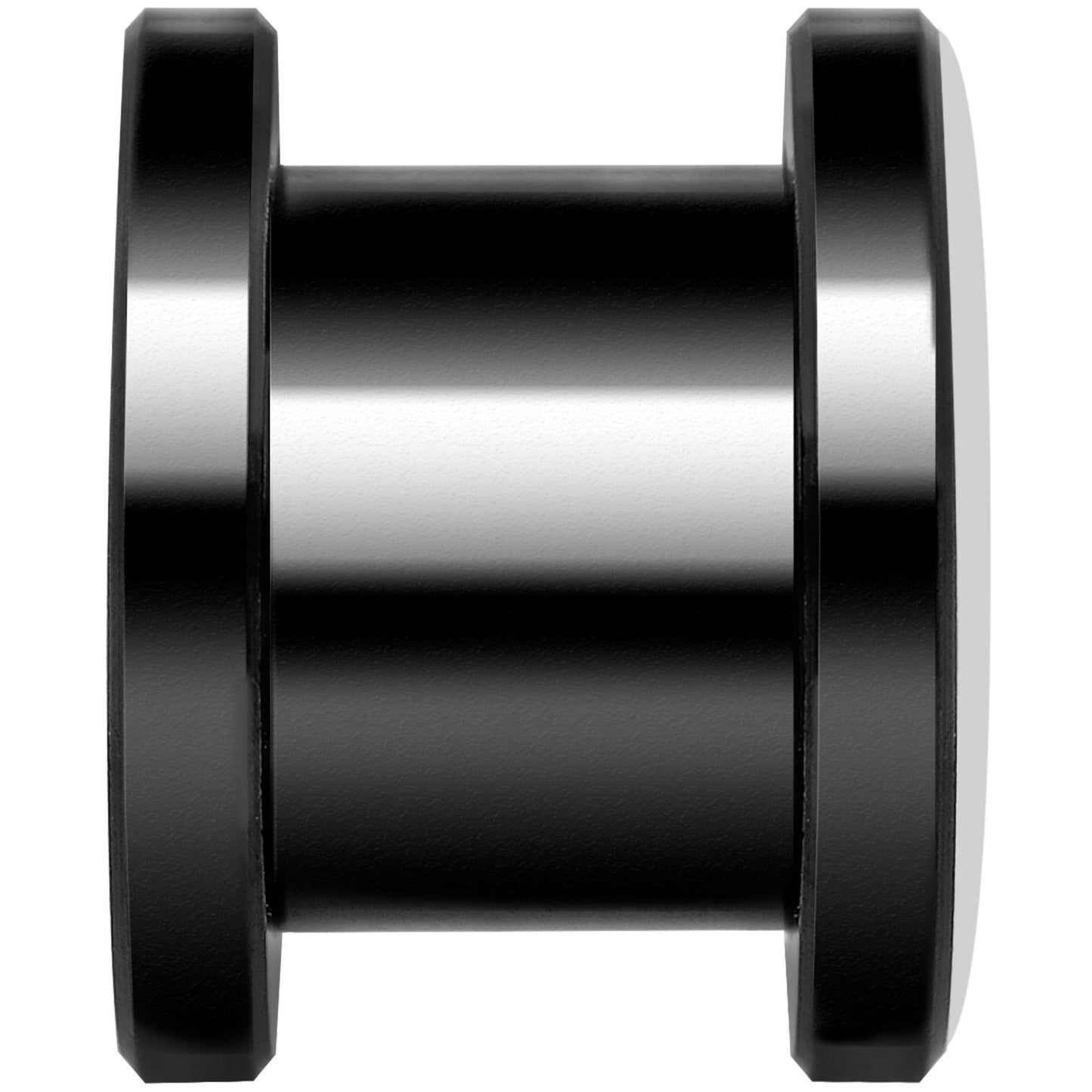 Black White Tiger Eyes Black Anodized Screw Fit Plug Set 00G