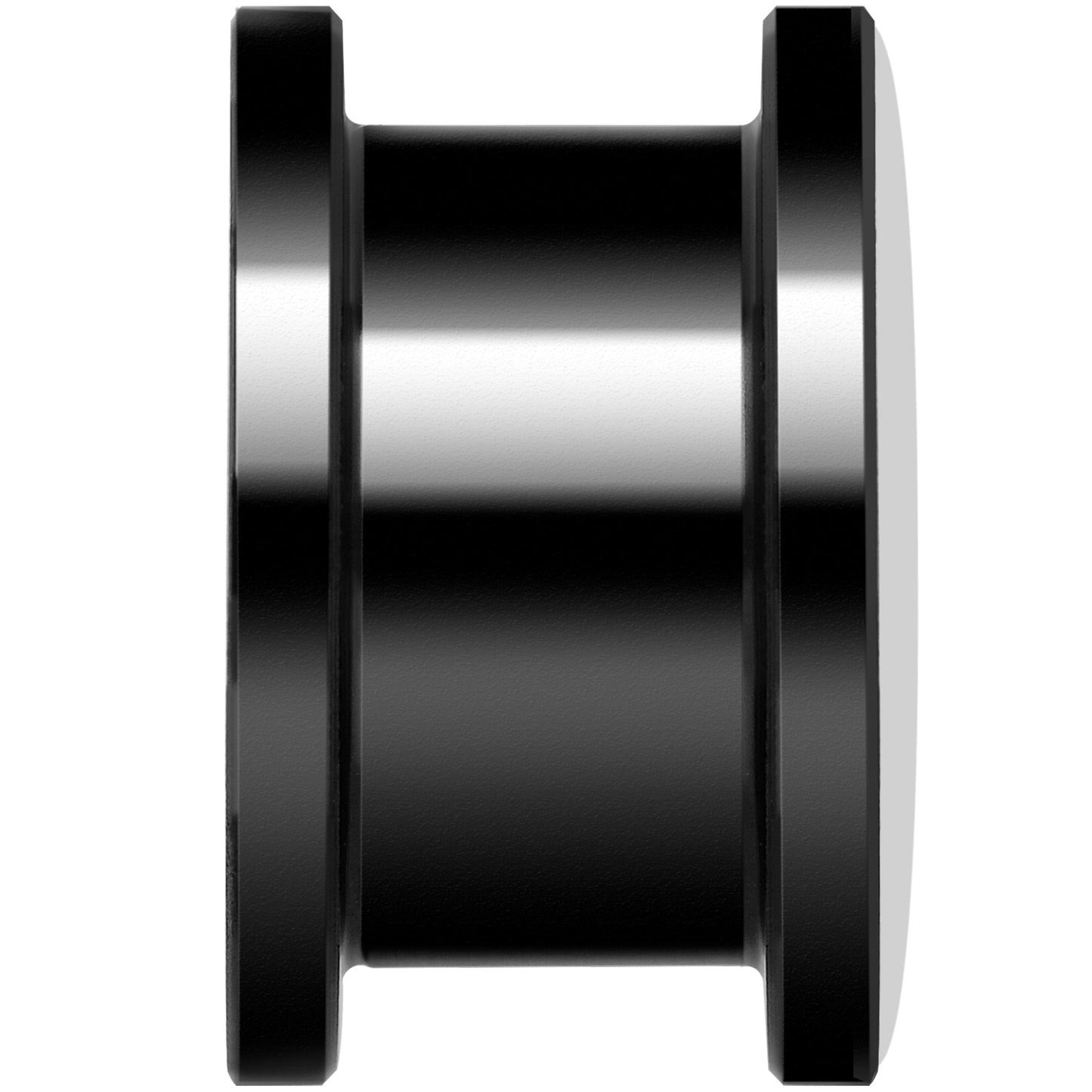 Green Black Skull Black Anodized Screw Fit Plug Set 9/16